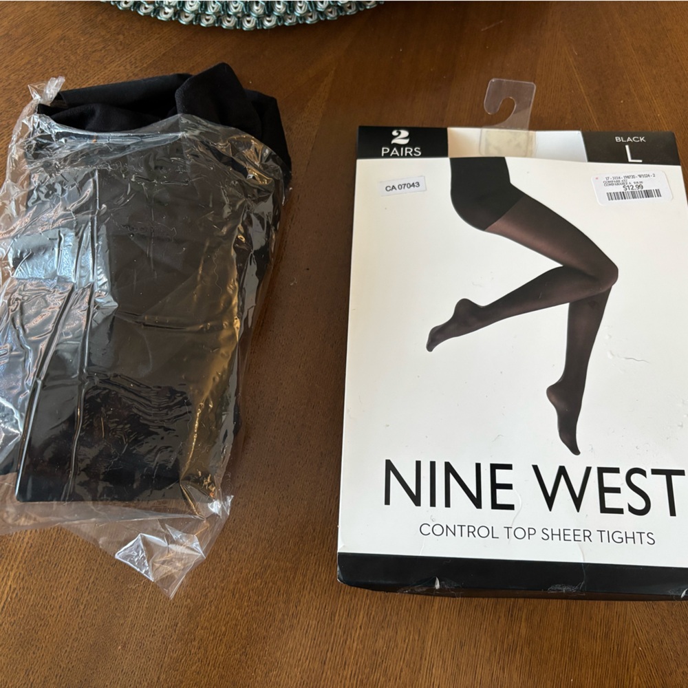 Nine West Black Tights